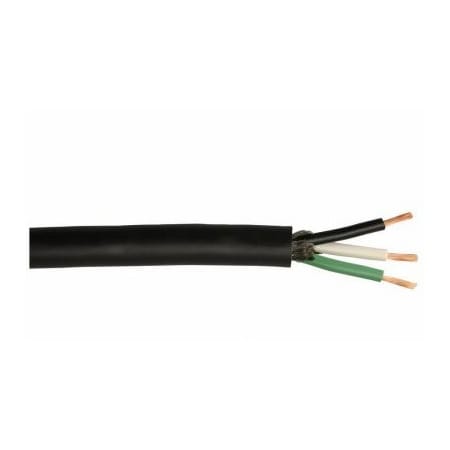 Southwire Multi-Conductor Cable, SJEOOW, 14 AWG, 3 C, Black, TPE, Stranded, 300V, Indoor/Outdoor, 250 ft 55043303